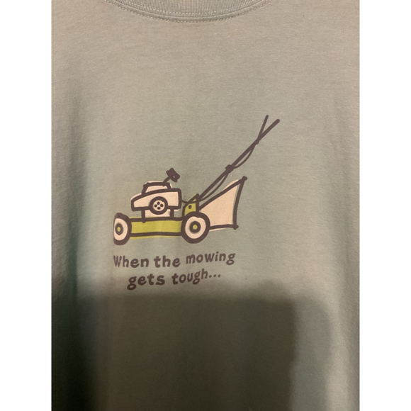 Life Is Good “When The Mowing Gets Tough” Long Sleeve Tee – Men’s Large - Picture 3 of 11